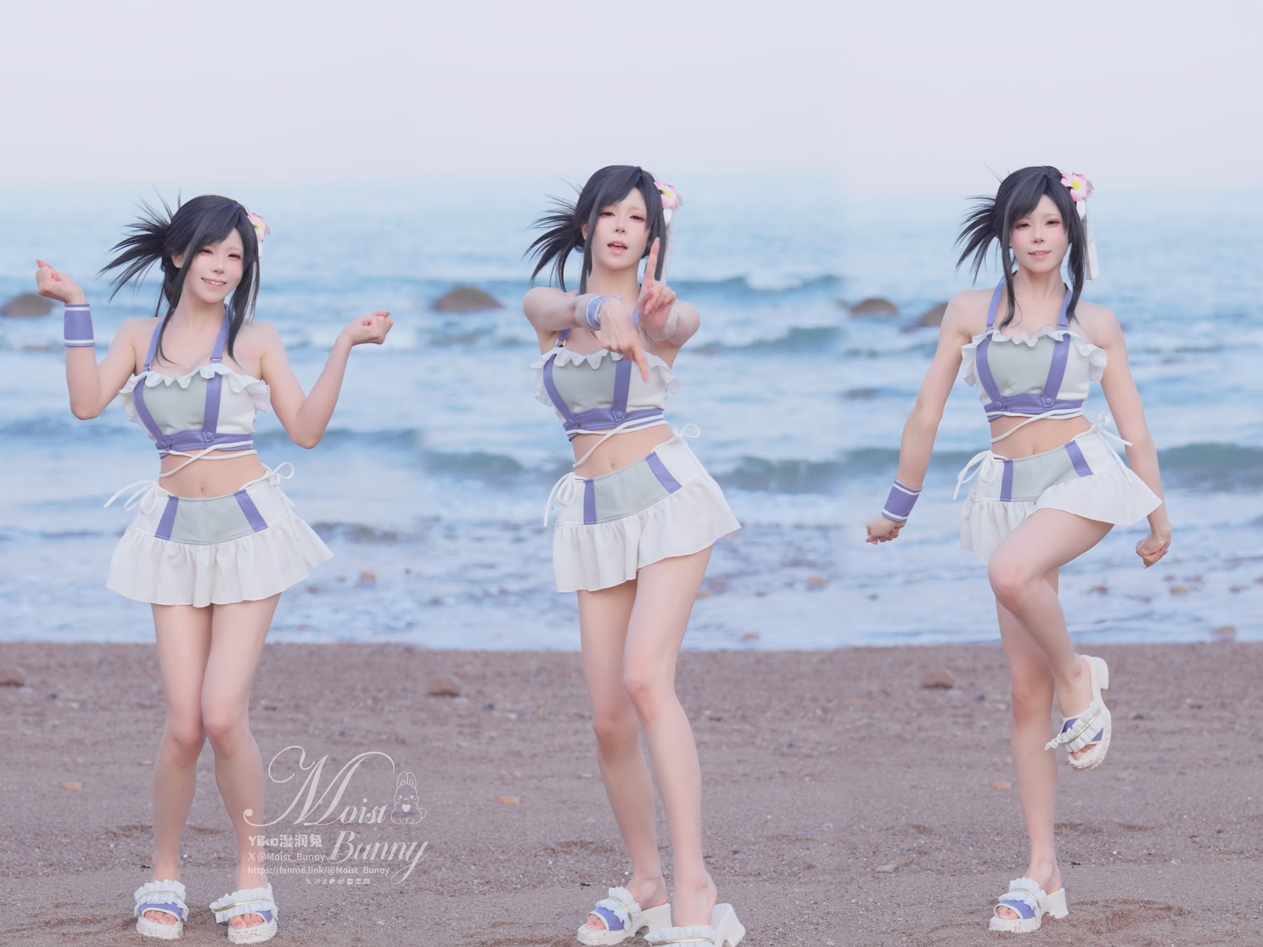 Coser@黏黏团子兔 – 2025泳装限定作 海边假日 蒂法 - P72