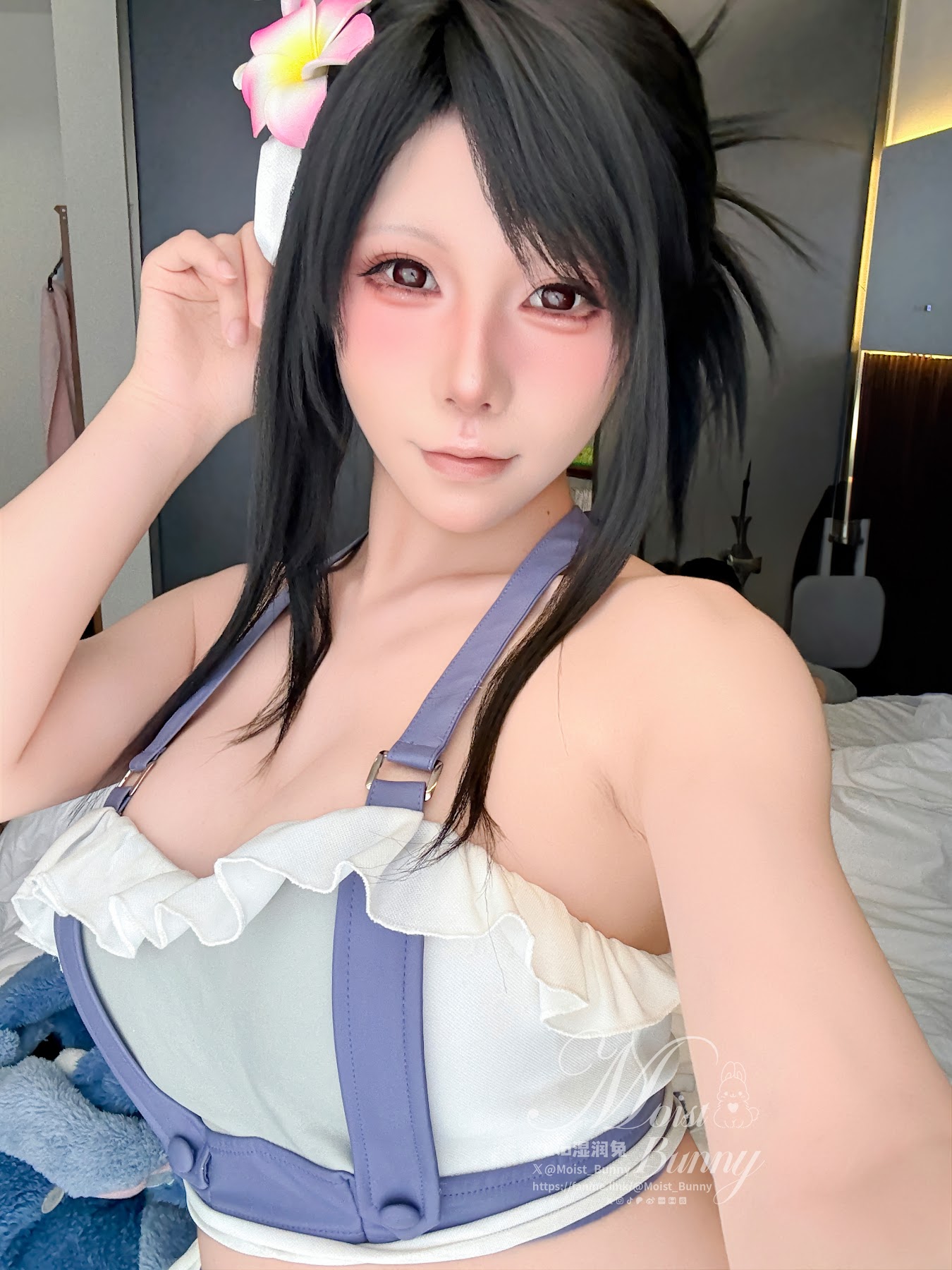Coser@黏黏团子兔 – 2025泳装限定作 海边假日 蒂法 - P74