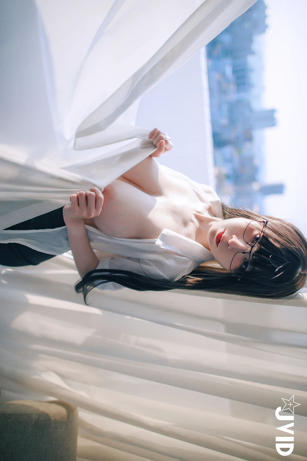 JVID 黎菲儿 – 超完美巨乳-色色的女同事加班时の脱衣诱惑 - P52