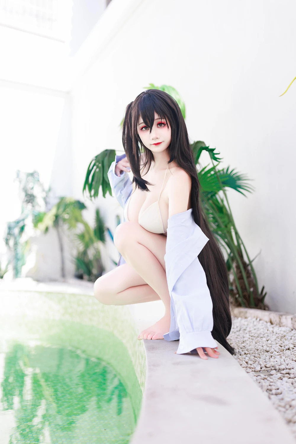 Cosplay 阿雪雪 – 大凤泳装 - P9