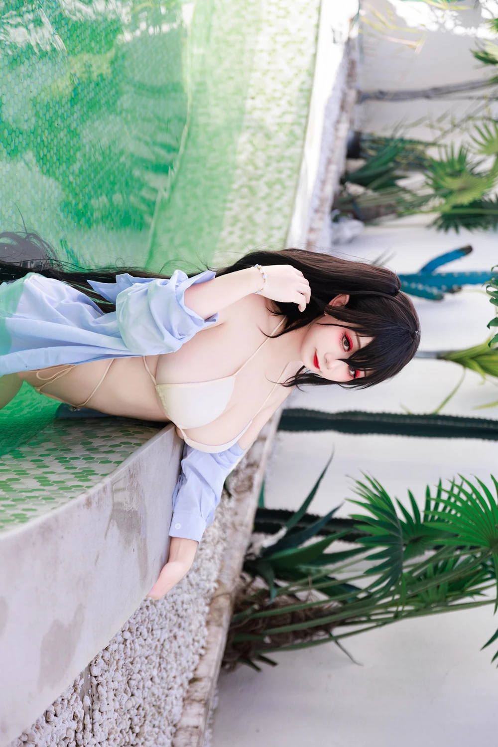 Cosplay 阿雪雪 – 大凤泳装 - P18