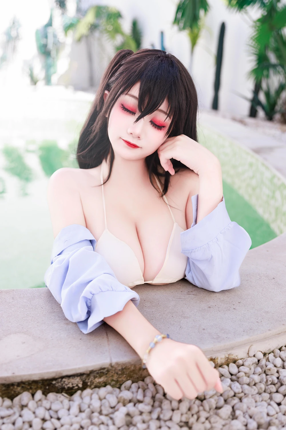 Cosplay 阿雪雪 – 大凤泳装 - P19