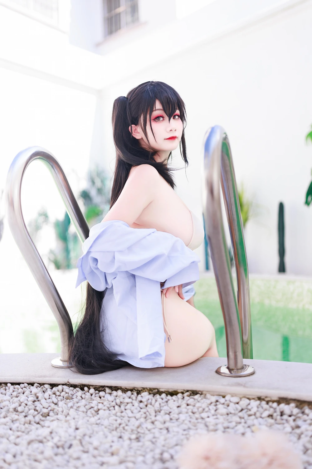 Cosplay 阿雪雪 – 大凤泳装 - P5