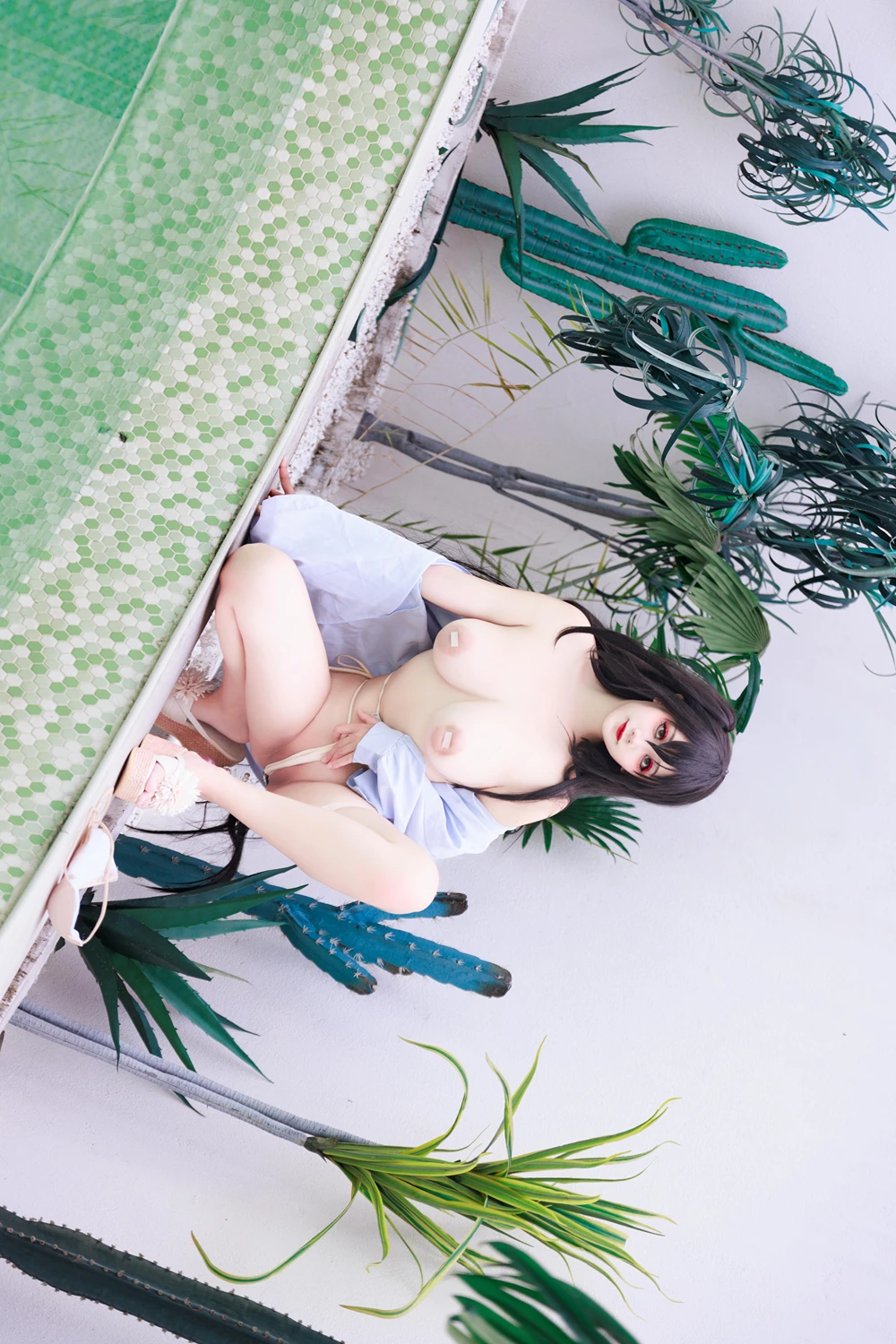 Cosplay 阿雪雪 – 大凤泳装 - P68