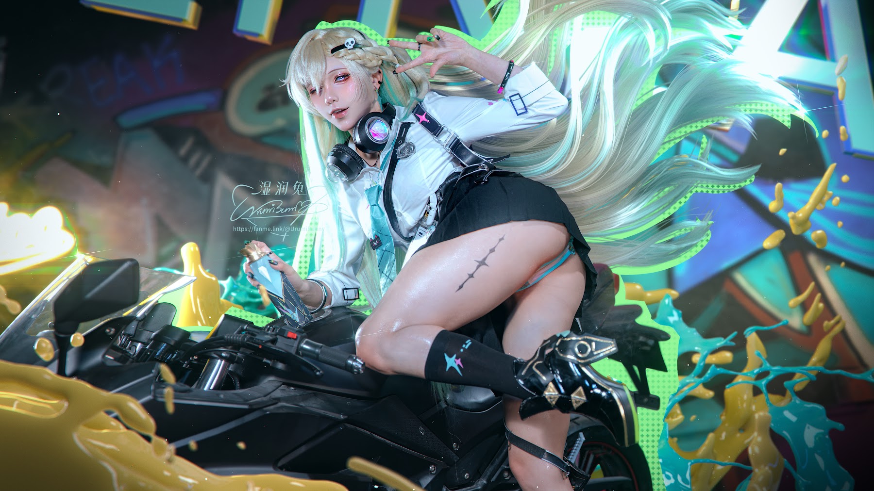 Coser@黏黏团子兔 – 2026年05月作品 鸣潮-琳奈 - P35