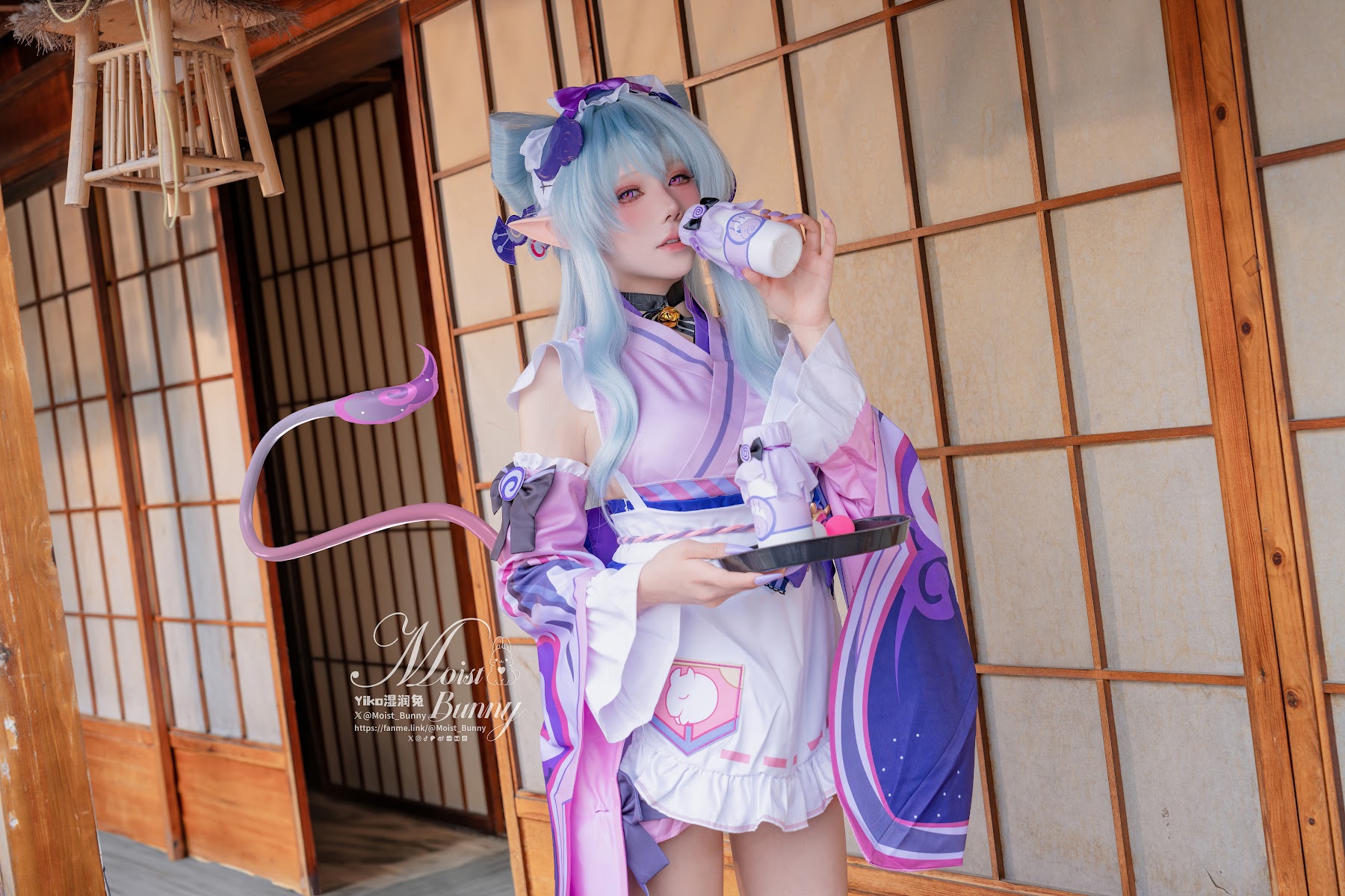 Coser@黏黏团子兔 – 05月作品『浮枕朝颜-梦见月瑞希』 红昭愿 - P99