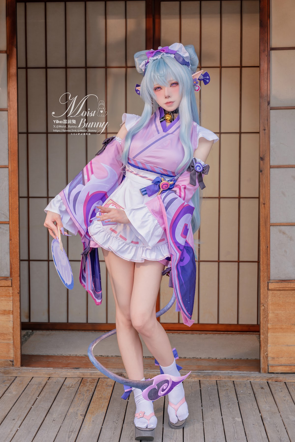 Coser@黏黏团子兔 – 05月作品『浮枕朝颜-梦见月瑞希』 红昭愿 - P110