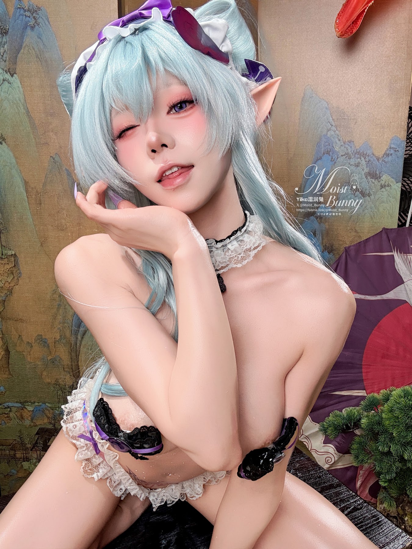 Coser@黏黏团子兔 – 05月作品『浮枕朝颜-梦见月瑞希』 红昭愿 - P22