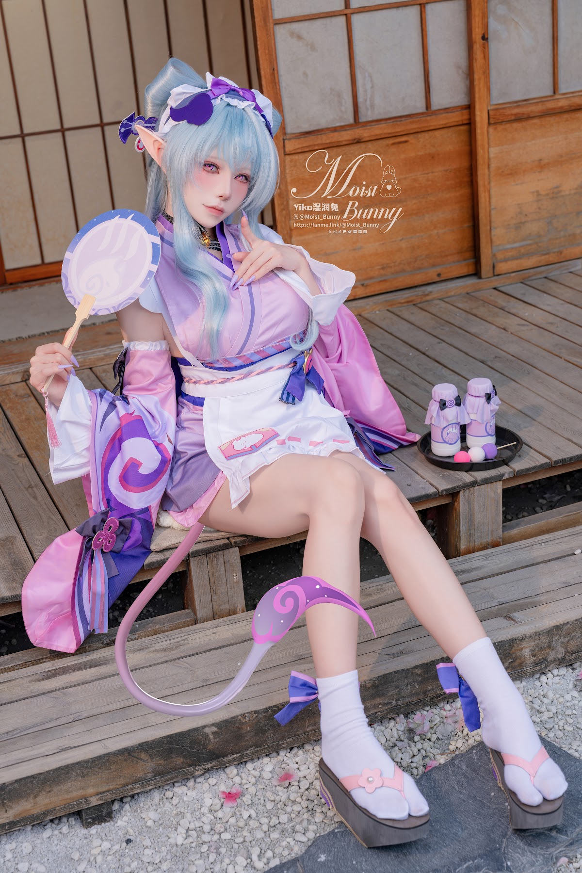 Coser@黏黏团子兔 – 05月作品『浮枕朝颜-梦见月瑞希』 红昭愿 - P34