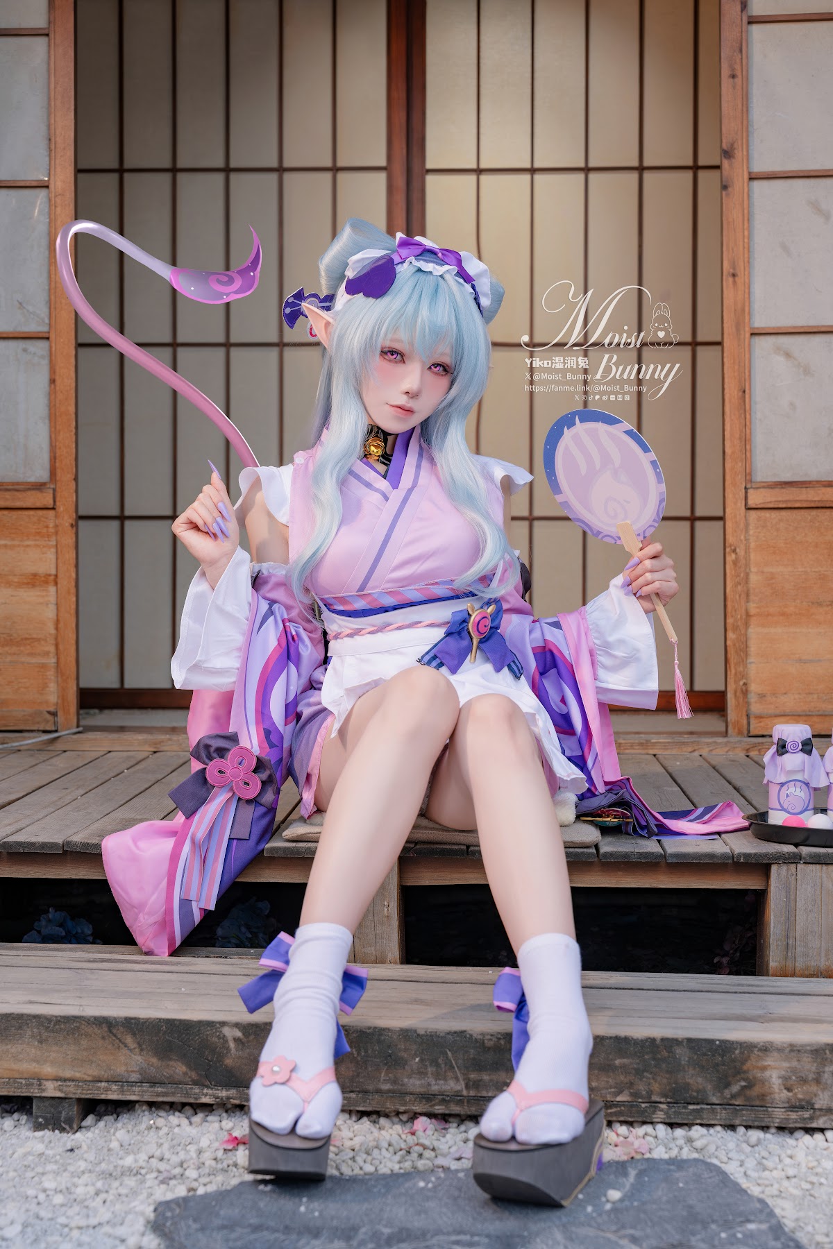 Coser@黏黏团子兔 – 05月作品『浮枕朝颜-梦见月瑞希』 红昭愿 - P38
