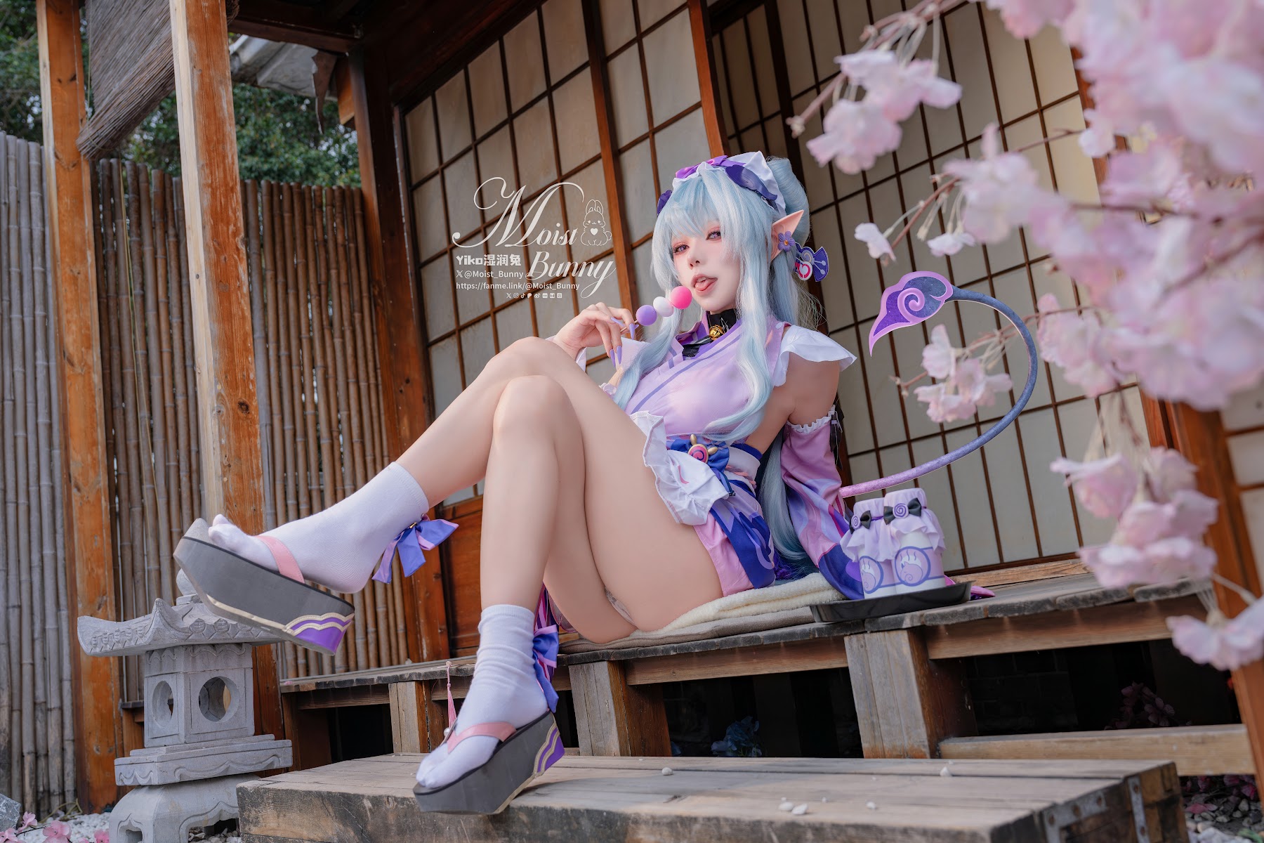 Coser@黏黏团子兔 – 05月作品『浮枕朝颜-梦见月瑞希』 红昭愿 - P39