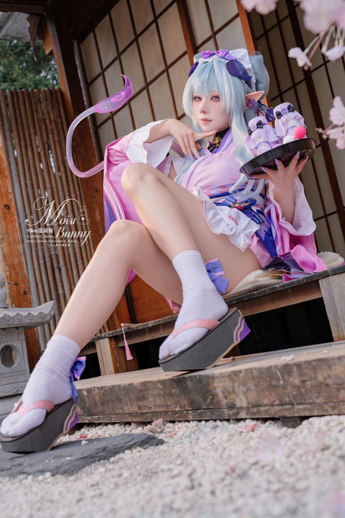 Coser@黏黏团子兔 – 05月作品『浮枕朝颜-梦见月瑞希』 红昭愿 - P40
