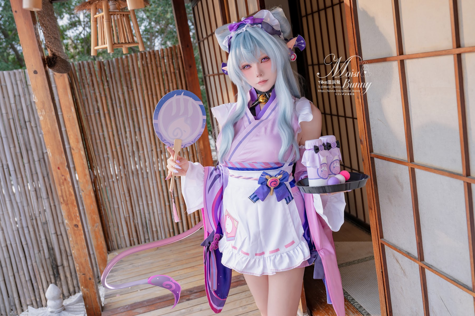 Coser@黏黏团子兔 – 05月作品『浮枕朝颜-梦见月瑞希』 红昭愿 - P44