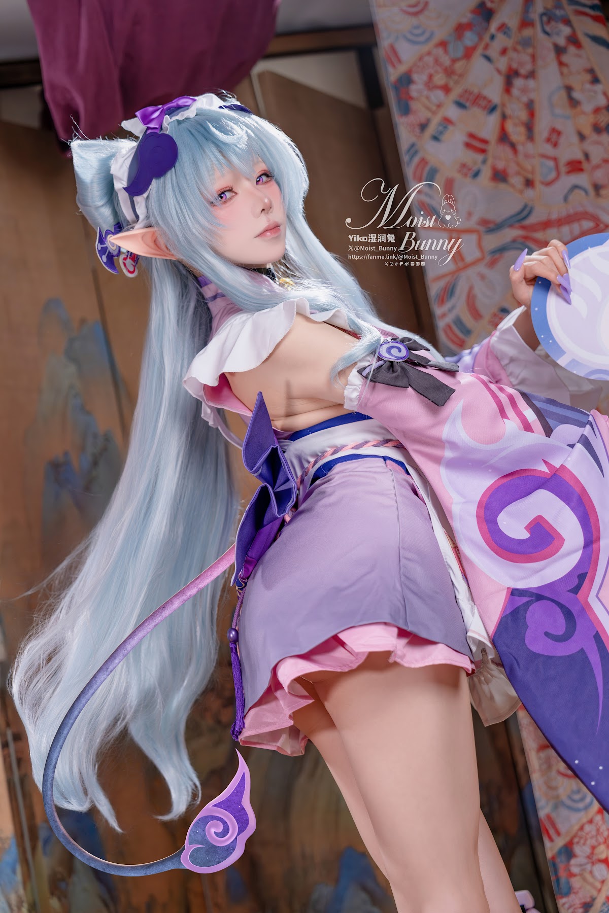 Coser@黏黏团子兔 – 05月作品『浮枕朝颜-梦见月瑞希』 红昭愿 - P45