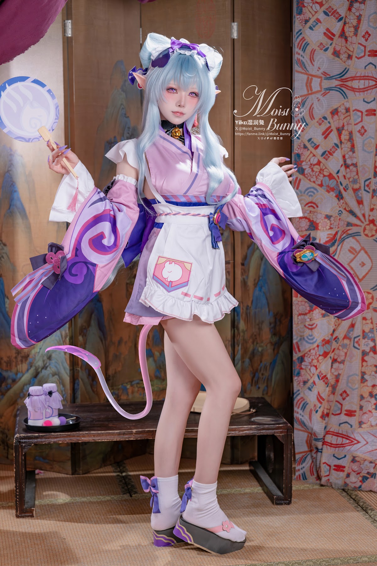 Coser@黏黏团子兔 – 05月作品『浮枕朝颜-梦见月瑞希』 红昭愿 - P46