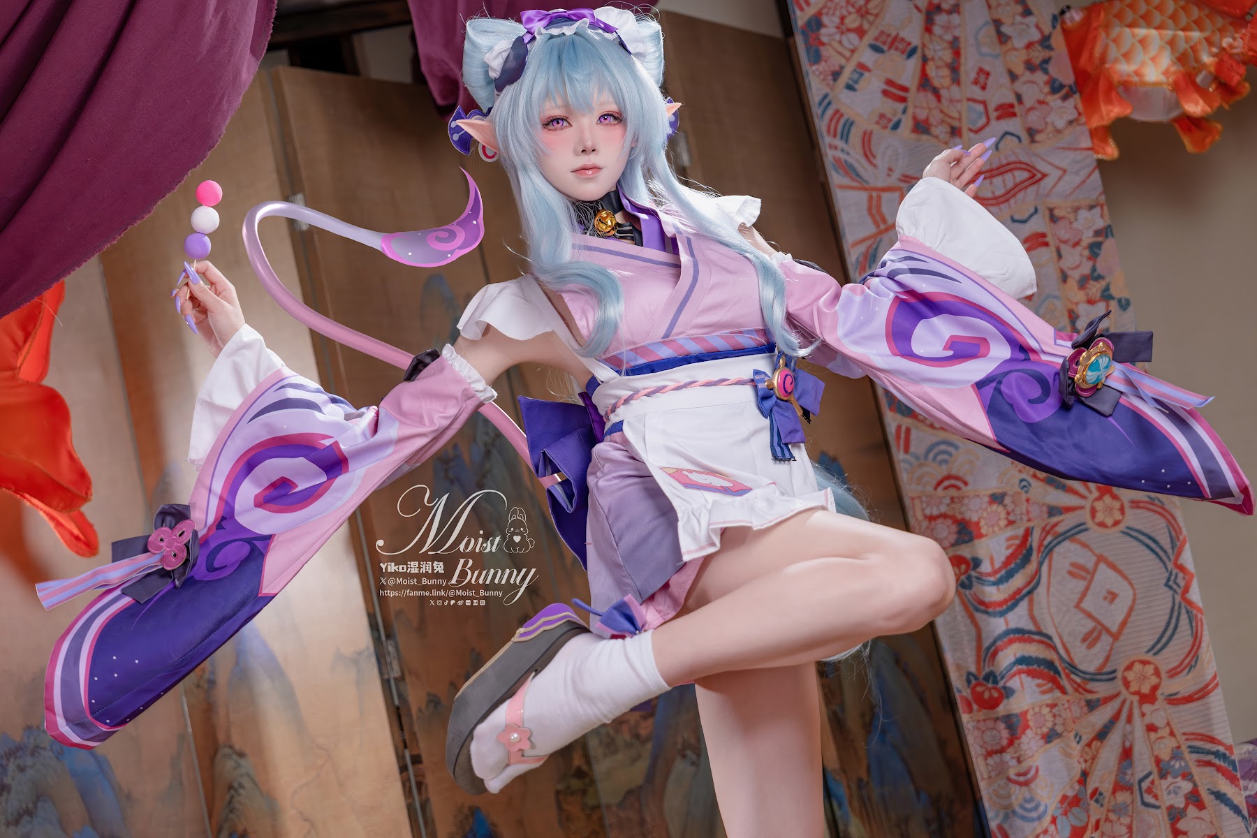 Coser@黏黏团子兔 – 05月作品『浮枕朝颜-梦见月瑞希』 红昭愿 - P47