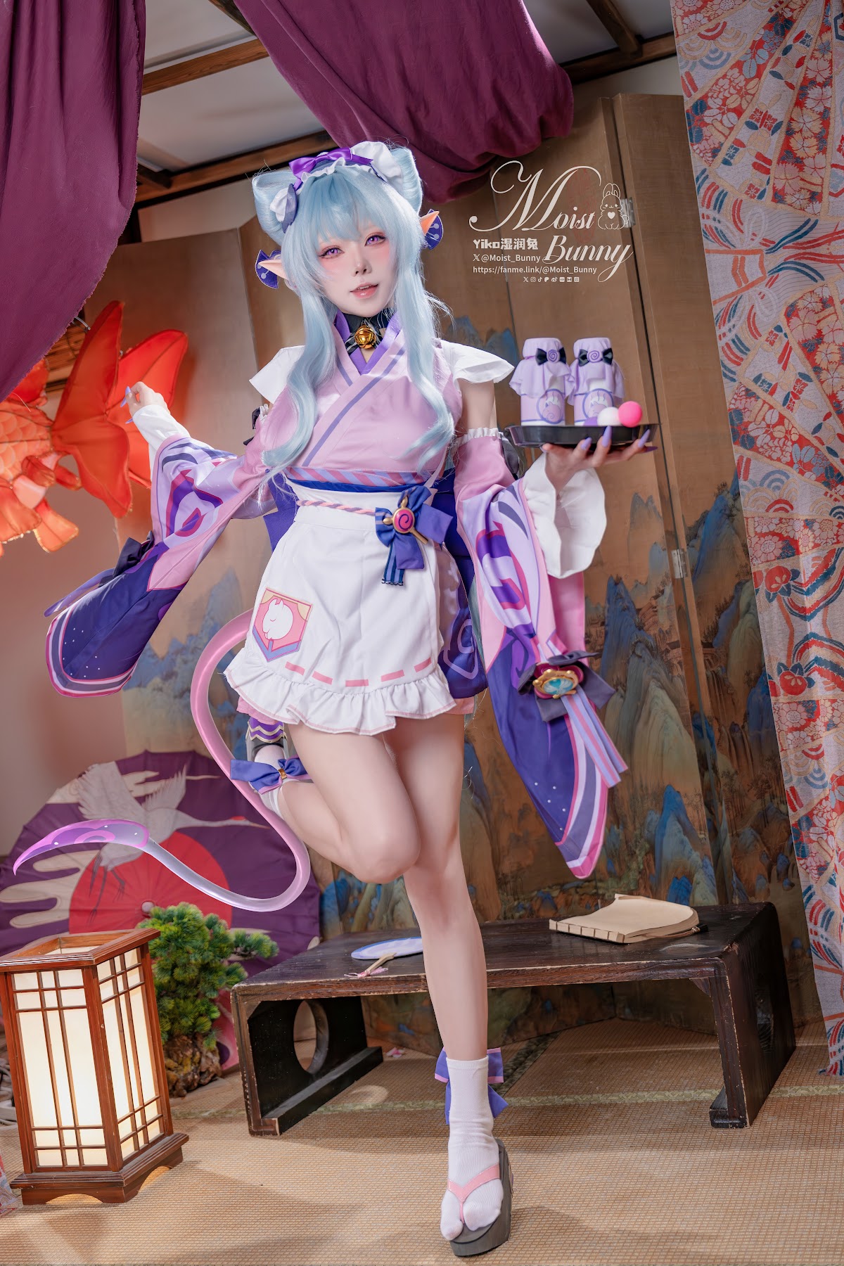 Coser@黏黏团子兔 – 05月作品『浮枕朝颜-梦见月瑞希』 红昭愿 - P48