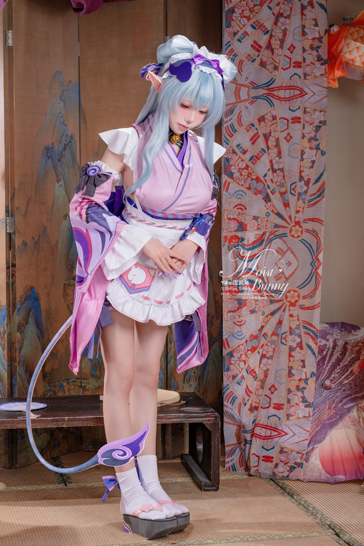 Coser@黏黏团子兔 – 05月作品『浮枕朝颜-梦见月瑞希』 红昭愿 - P50