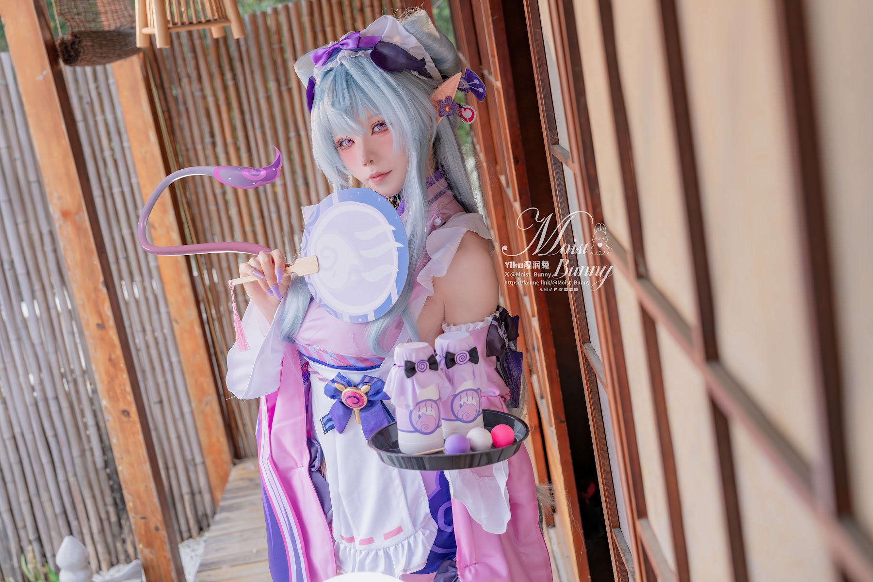 Coser@黏黏团子兔 – 05月作品『浮枕朝颜-梦见月瑞希』 红昭愿 - P55