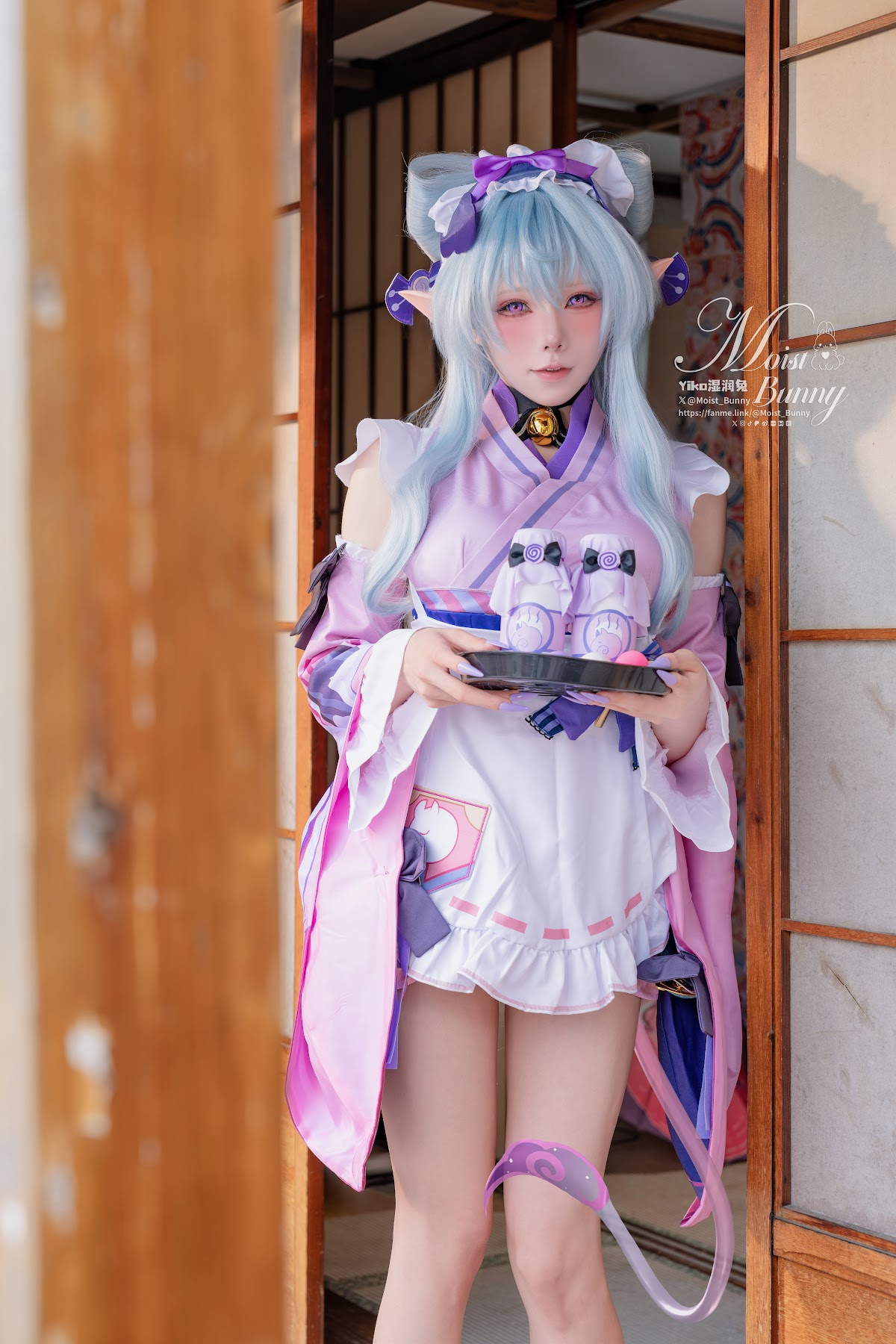 Coser@黏黏团子兔 – 05月作品『浮枕朝颜-梦见月瑞希』 红昭愿 - P88