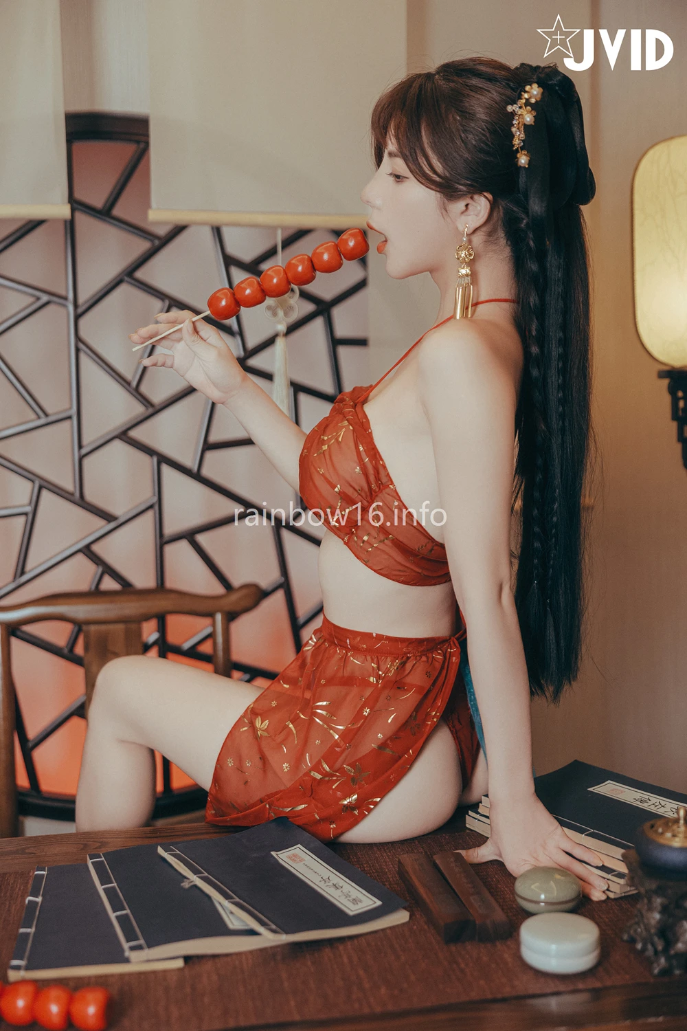 JVID 小米恩Mina – 裸身淫想渡中秋 - P9
