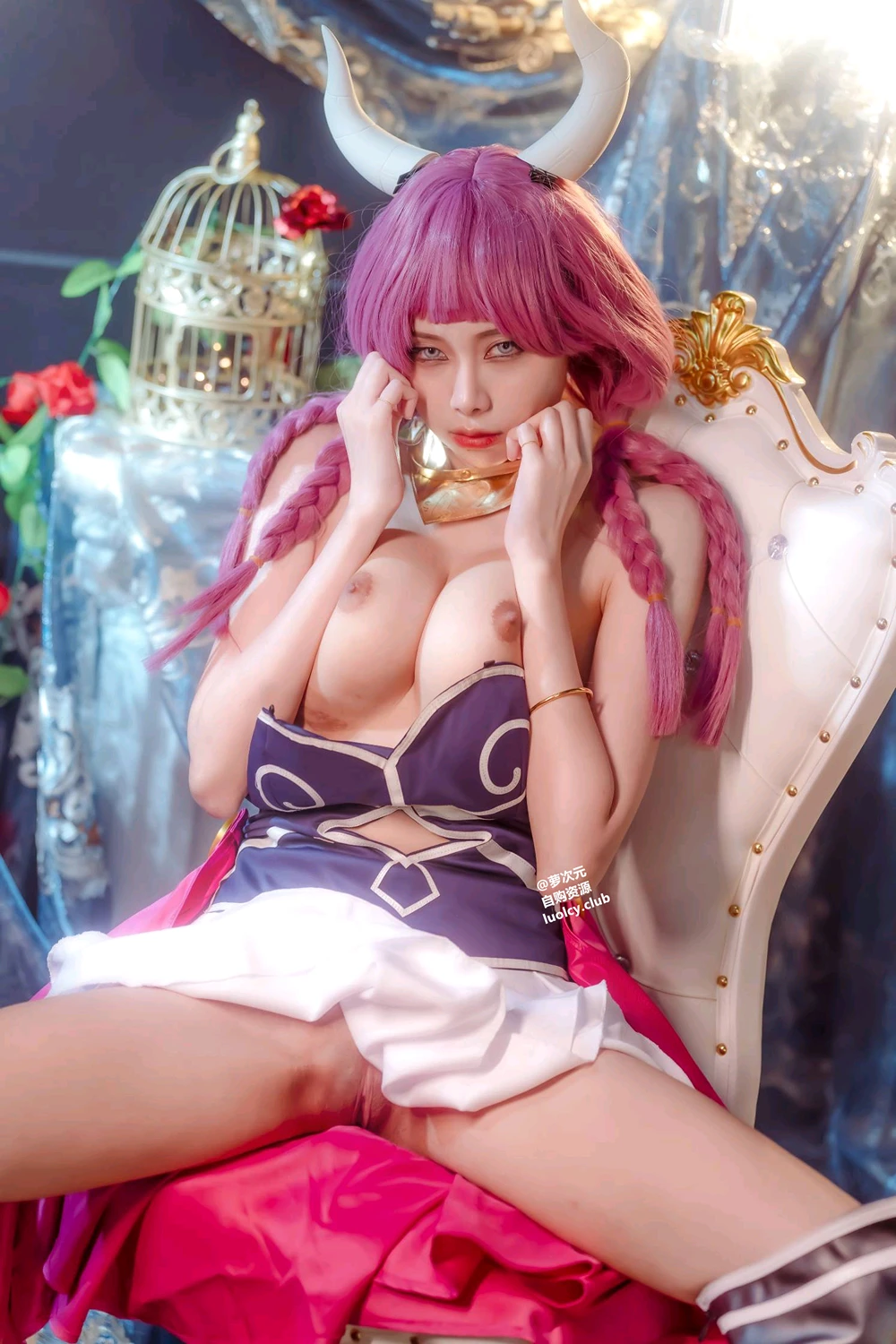 Cosplay Haruka_ハルカ – 阿烏拉給我脫掉!｜雙女神的秘密快樂時光 - P14