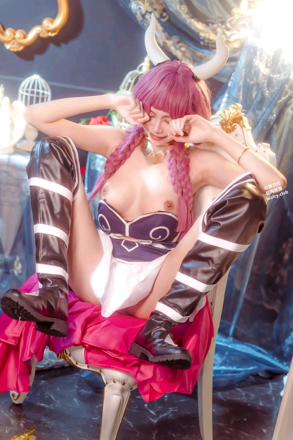 Cosplay Haruka_ハルカ – 阿烏拉給我脫掉!｜雙女神的秘密快樂時光 - P22