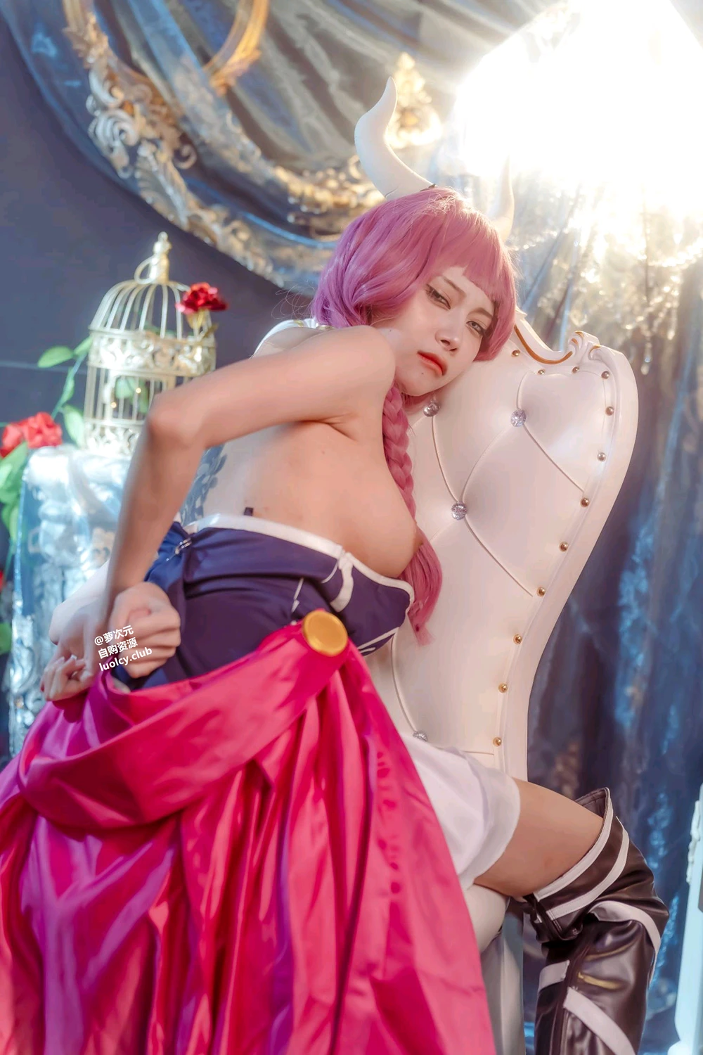 Cosplay Haruka_ハルカ – 阿烏拉給我脫掉!｜雙女神的秘密快樂時光 - P31