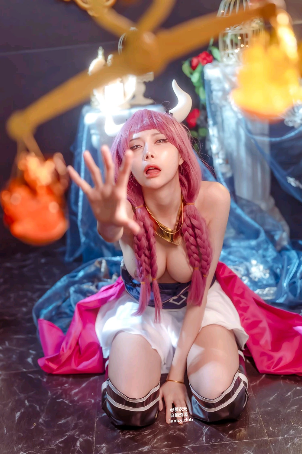 Cosplay Haruka_ハルカ – 阿烏拉給我脫掉!｜雙女神的秘密快樂時光 - P32