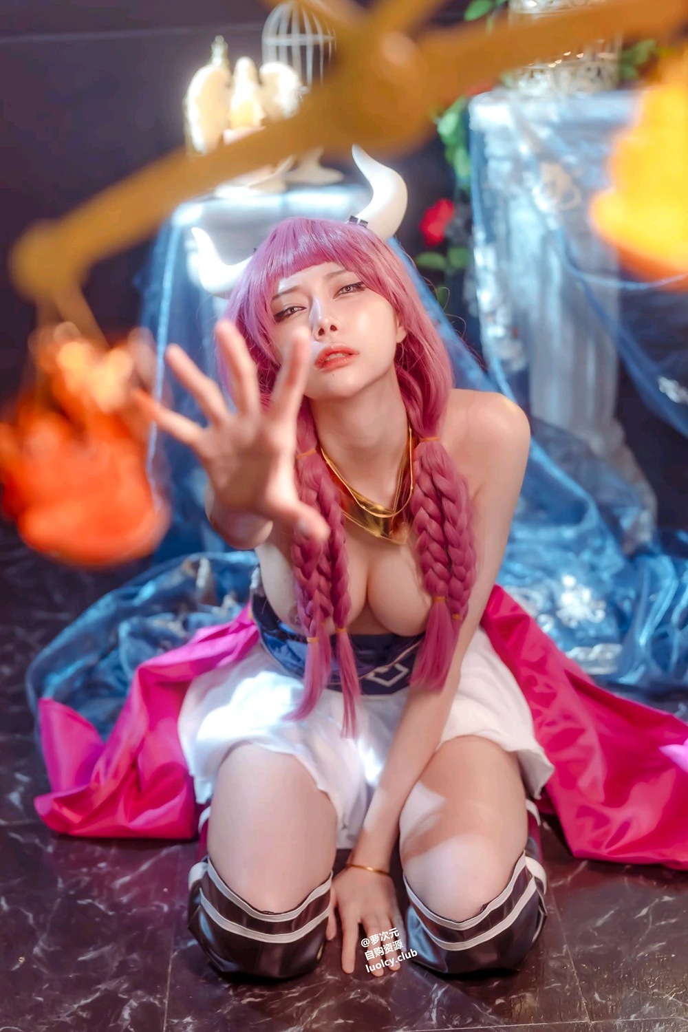 Cosplay Haruka_ハルカ – 阿烏拉給我脫掉!｜雙女神的秘密快樂時光 - P34