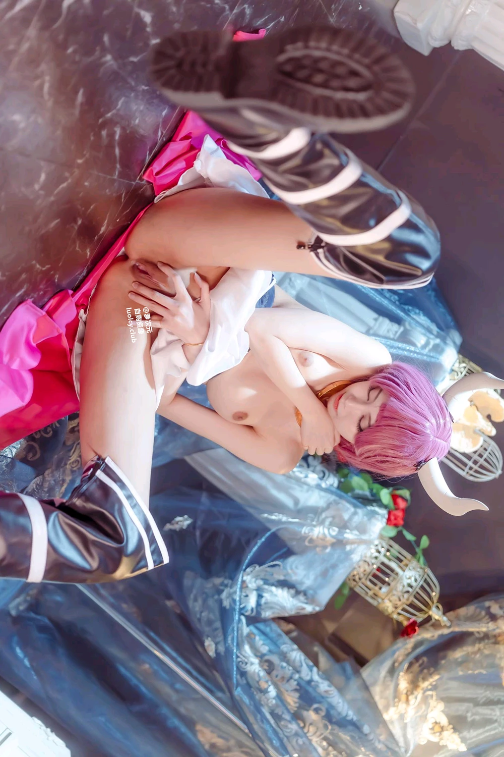 Cosplay Haruka_ハルカ – 阿烏拉給我脫掉!｜雙女神的秘密快樂時光 - P49