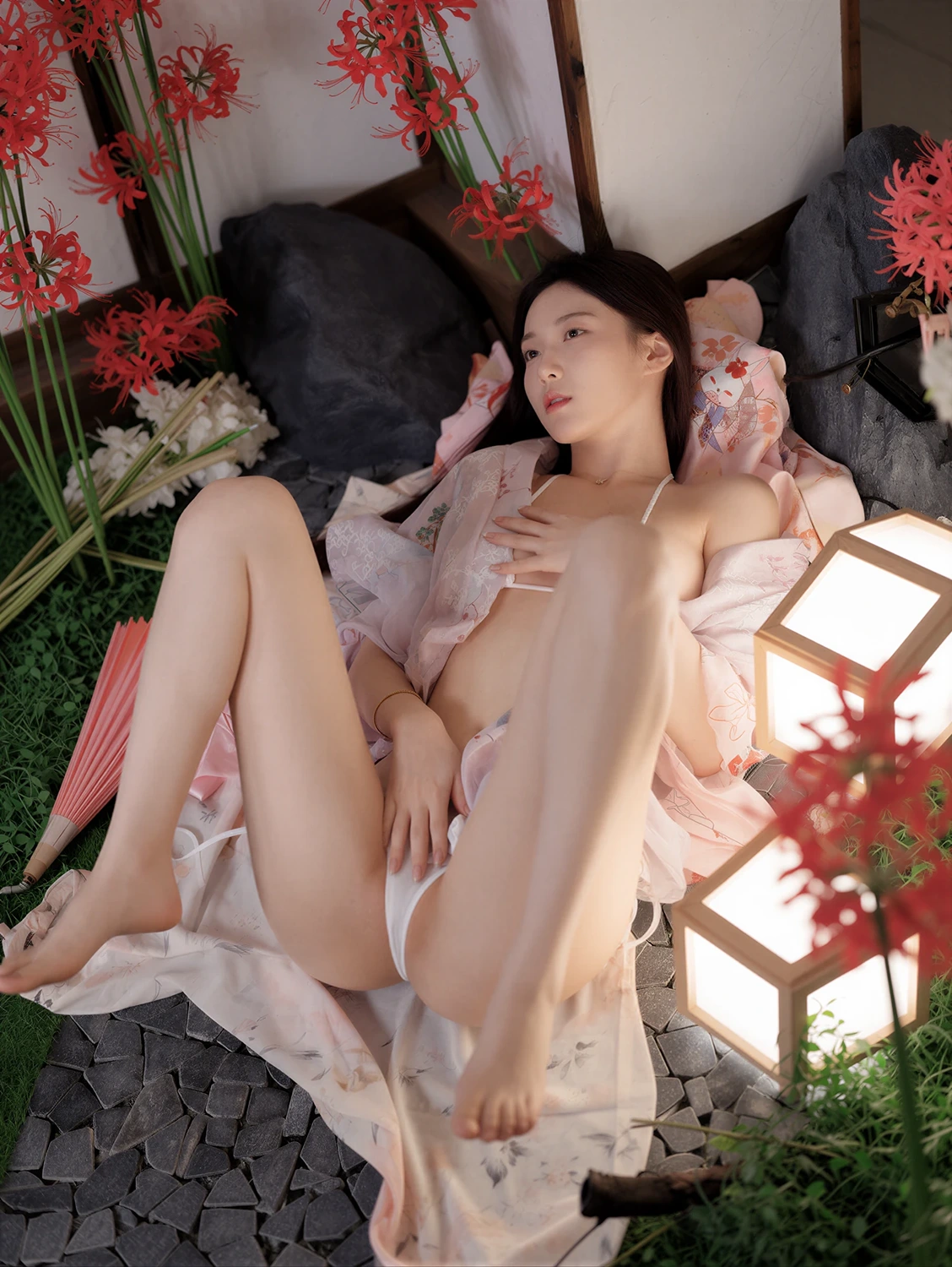 Hayun 하윤 – Bimilstory 「Vol.16 Cherry Blossom Date」 - P25