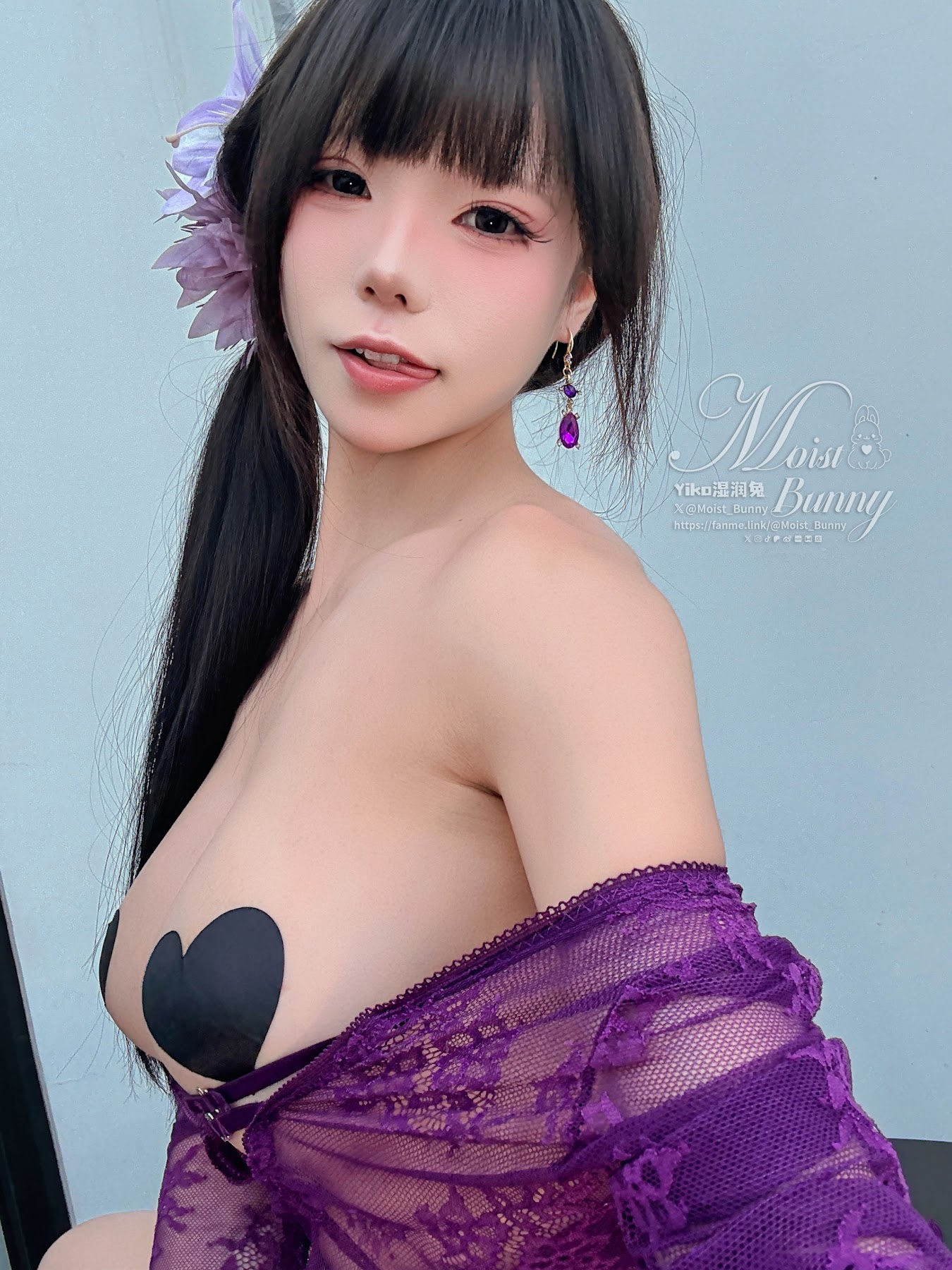 Coser@黏黏团子兔 – 06月票特典『紫色韵味』 - P31