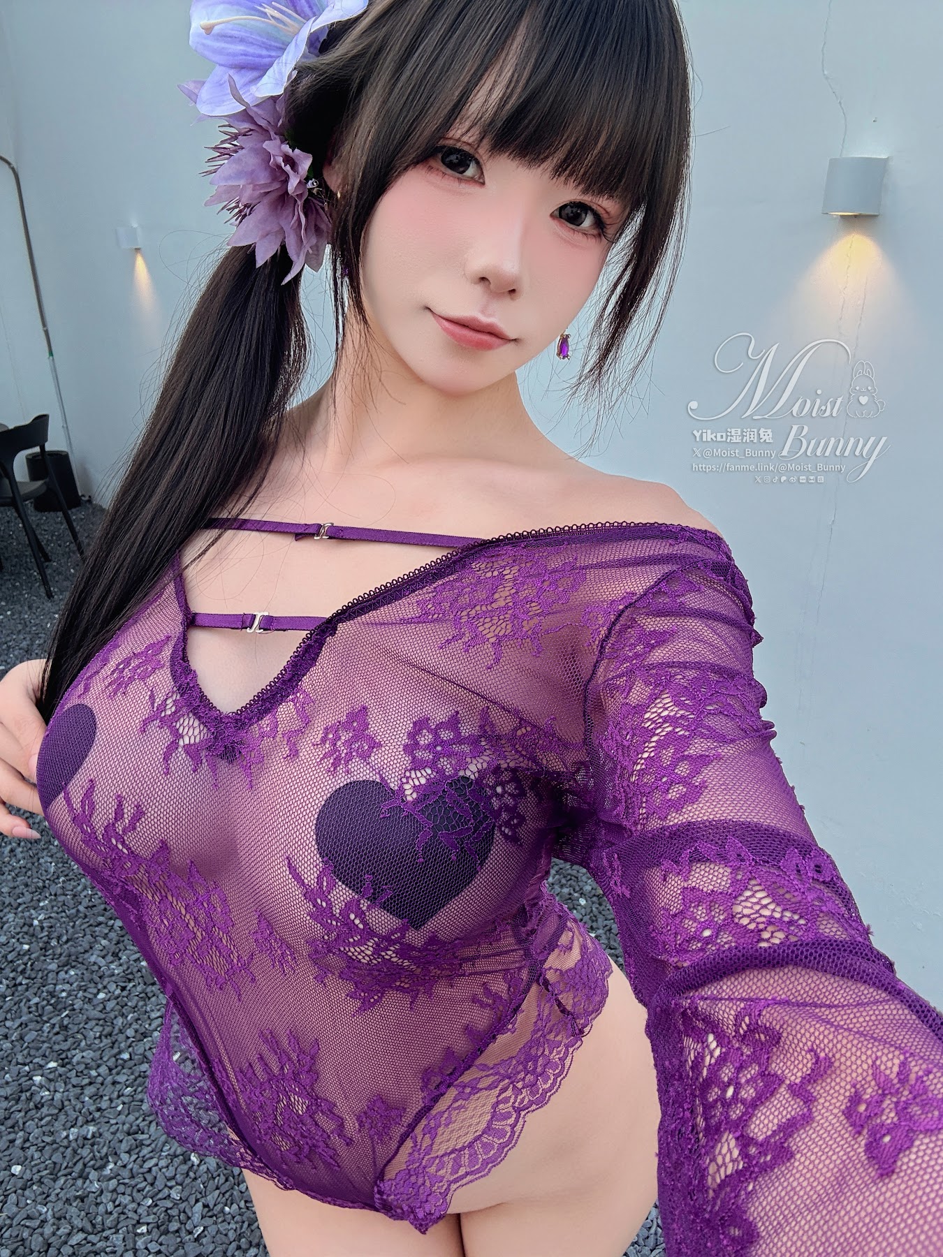 Coser@黏黏团子兔 – 06月票特典『紫色韵味』 - P35