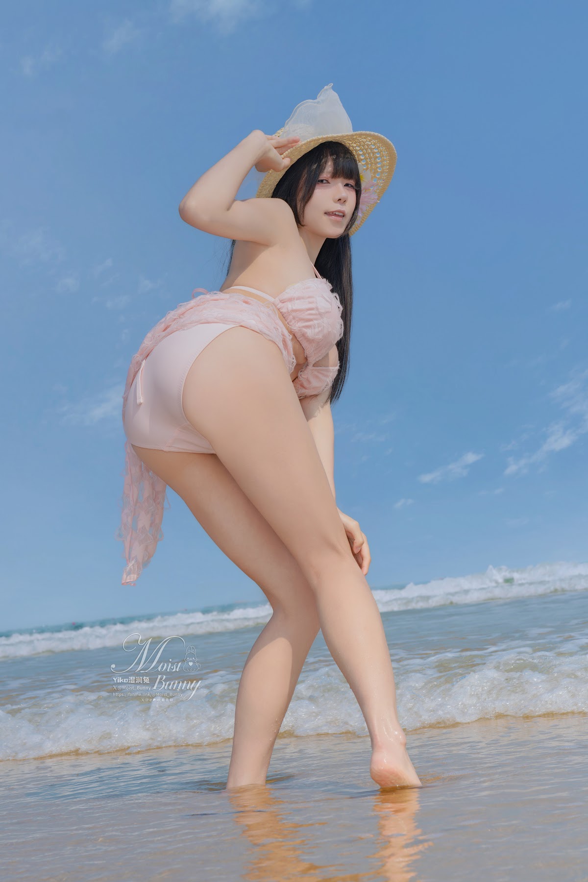 Coser@黏黏团子兔 – 07月作品『粉红假日』 - P2