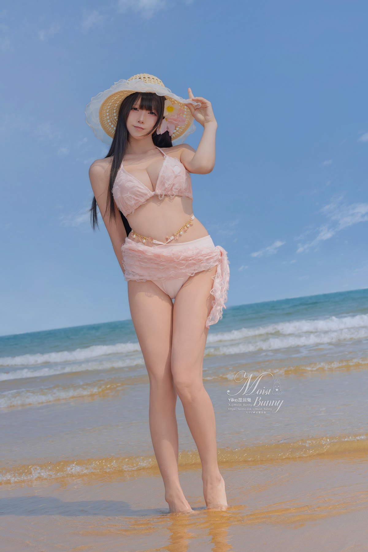 Coser@黏黏团子兔 – 07月作品『粉红假日』 - P3