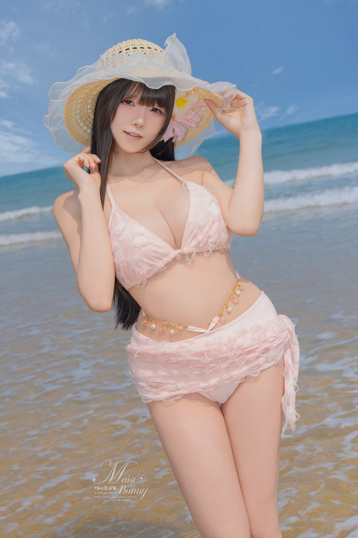 Coser@黏黏团子兔 – 07月作品『粉红假日』 - P4