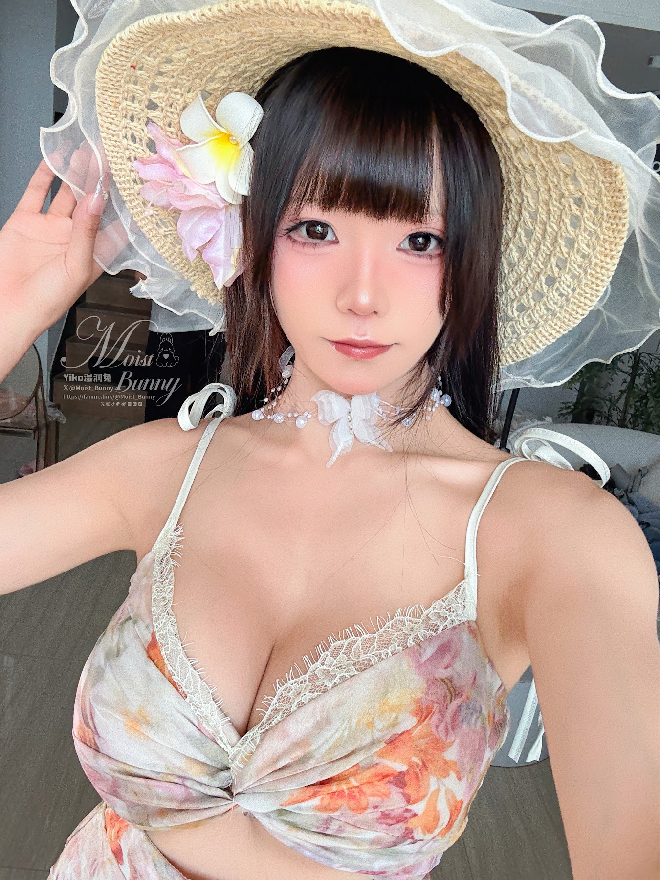 Coser@黏黏团子兔 – 07月作品『粉红假日』 - P76