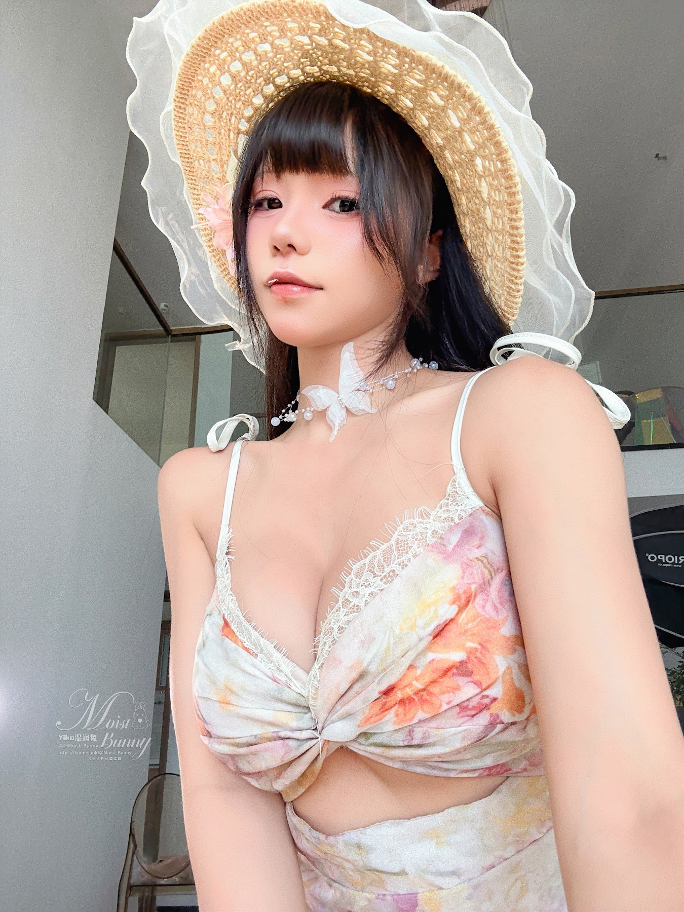 Coser@黏黏团子兔 – 07月作品『粉红假日』 - P79