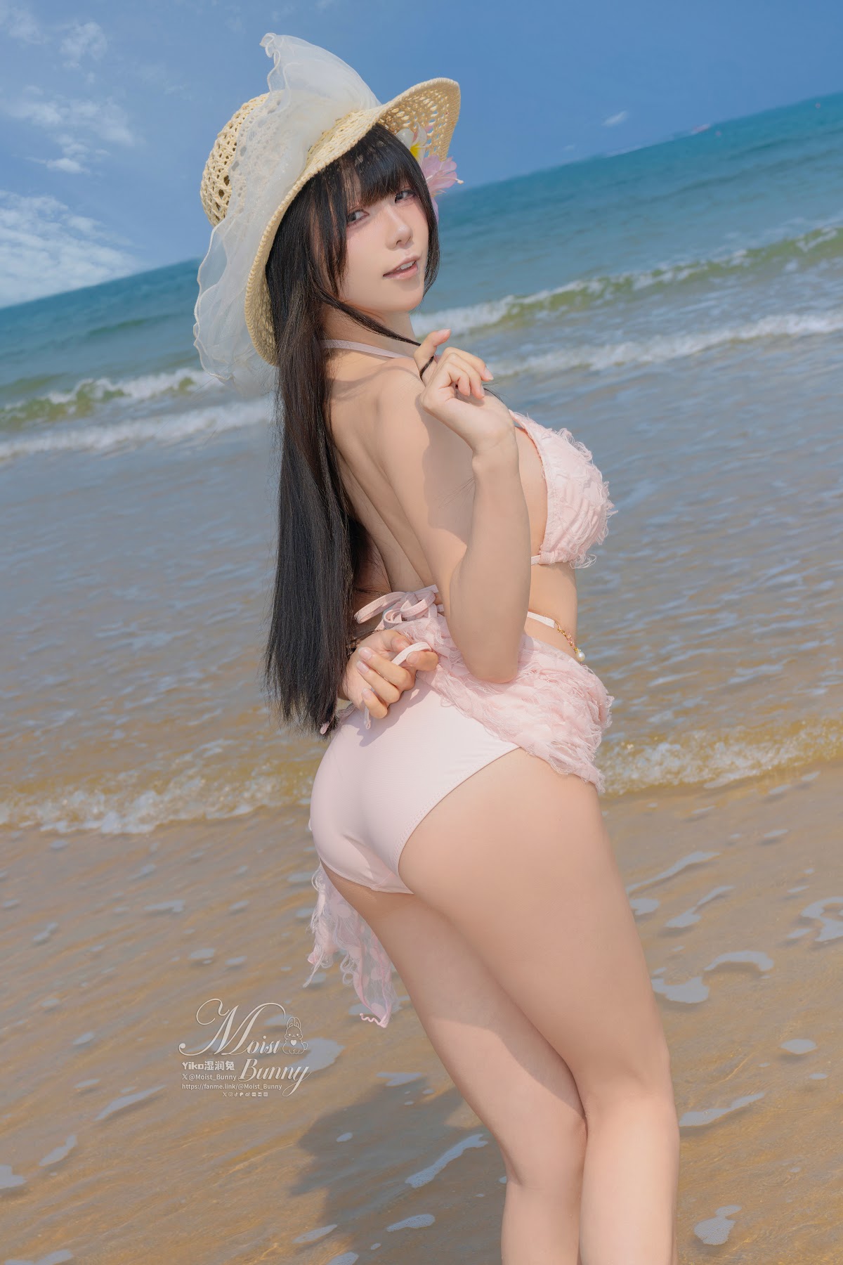 Coser@黏黏团子兔 – 07月作品『粉红假日』 - P89