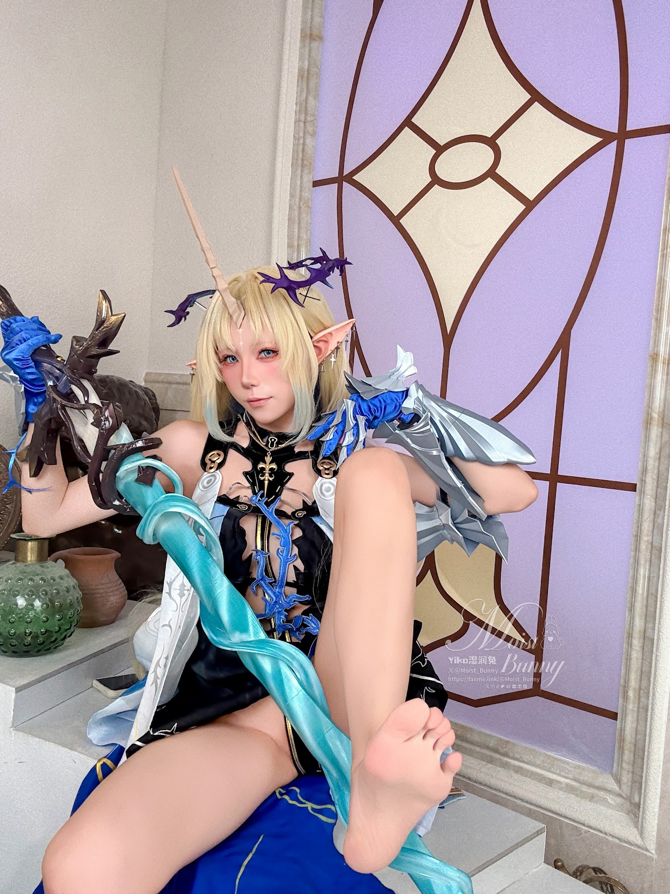 Coser@黏黏团子兔 – 08月作品『鸣潮-芙露德莉斯』 - P95