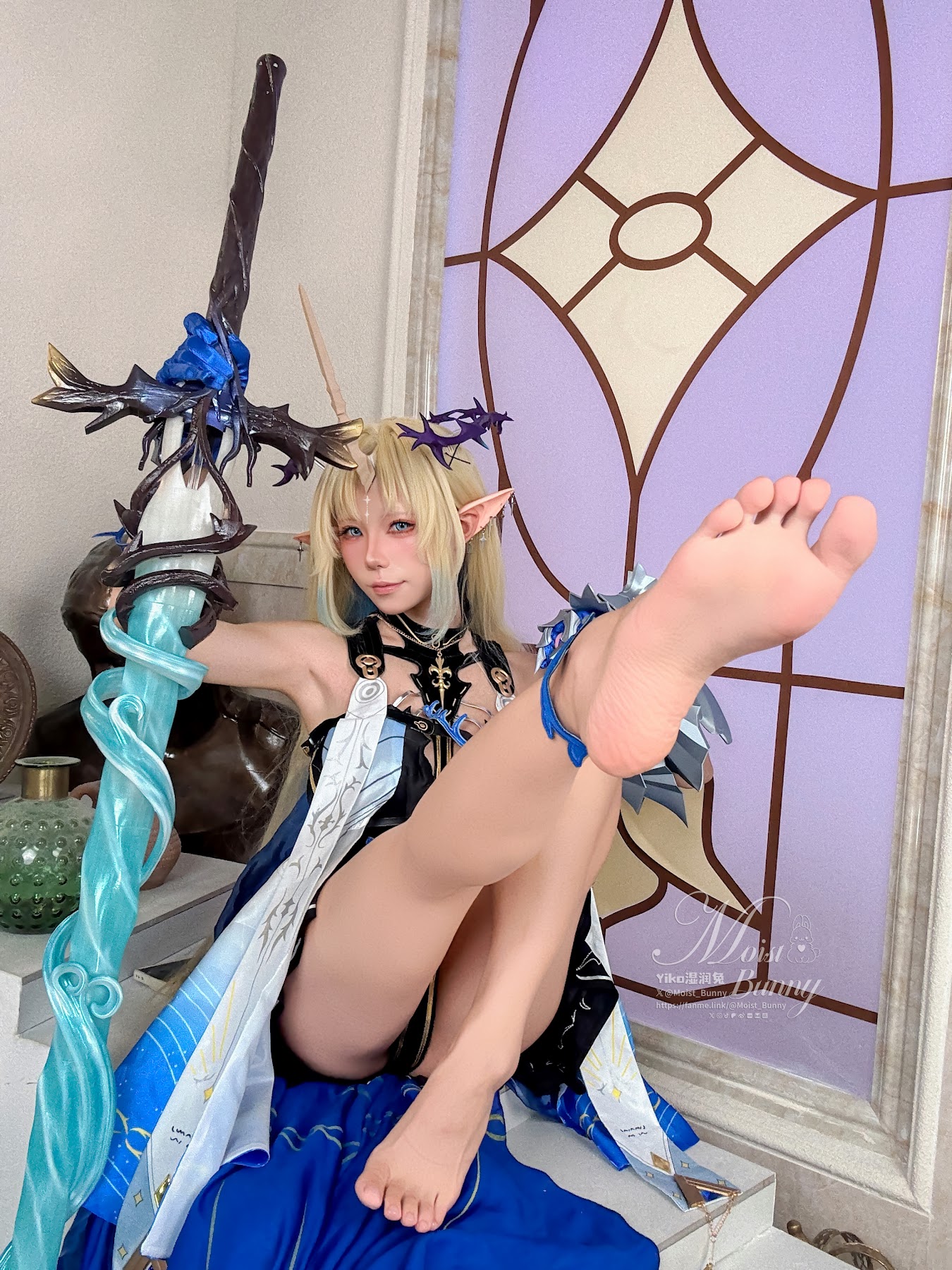 Coser@黏黏团子兔 – 8月作品『田舍生活』 - P91