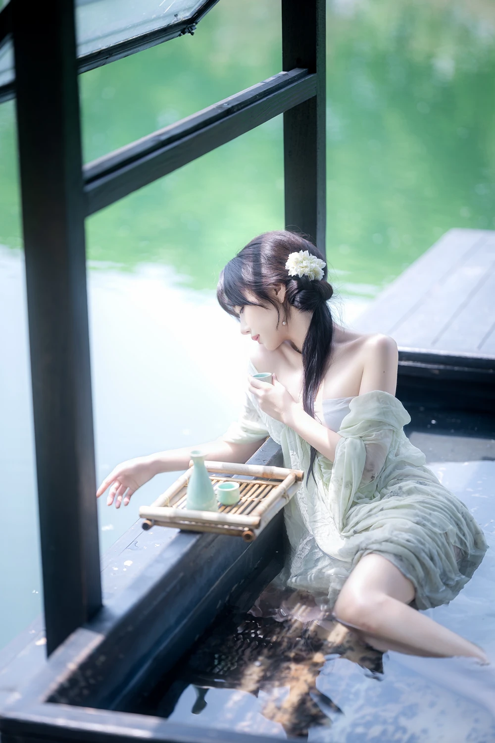 Cosplay Shika小鹿鹿 – 江南水色 - P22