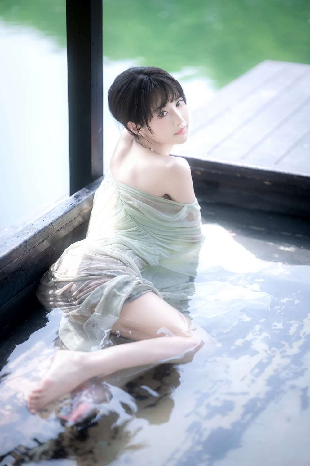 Cosplay Shika小鹿鹿 – 江南水色 - P46