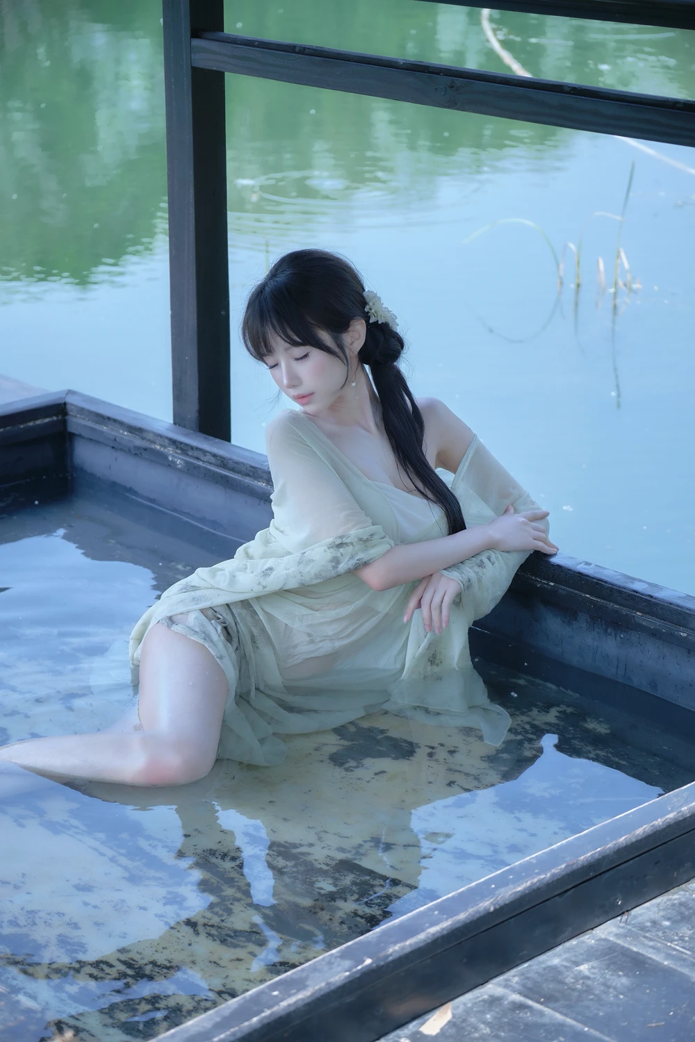 Cosplay Shika小鹿鹿 – 江南水色 - P56