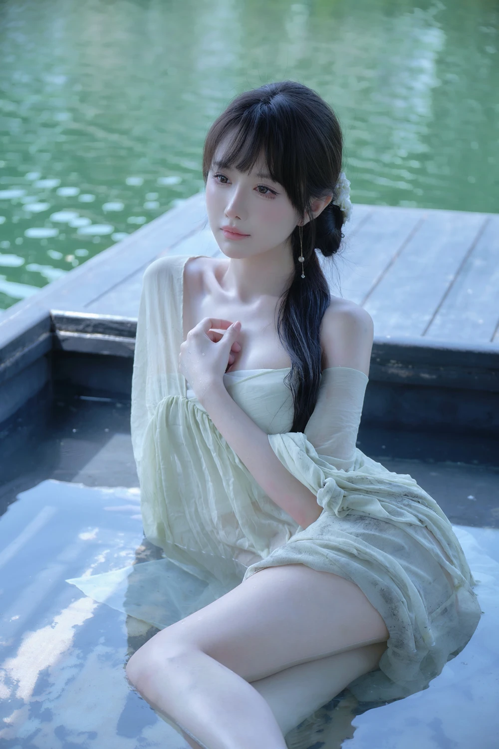Cosplay Shika小鹿鹿 – 江南水色 - P59