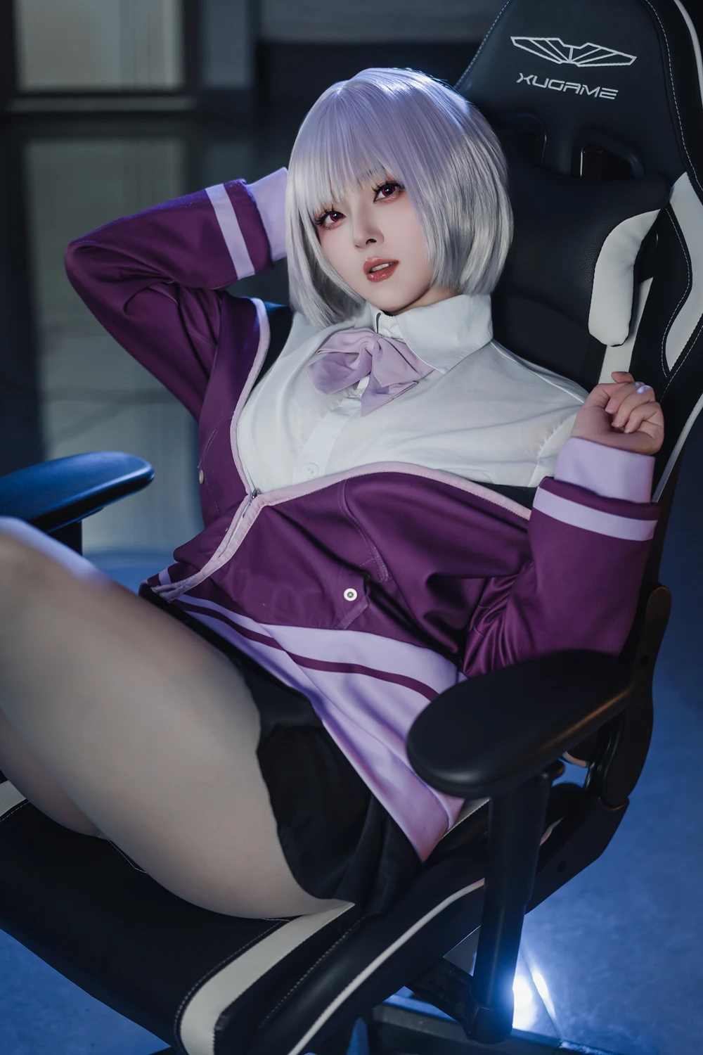 Cosplay Natsuko夏夏子 – GRIDMAN 新条茜 - P12