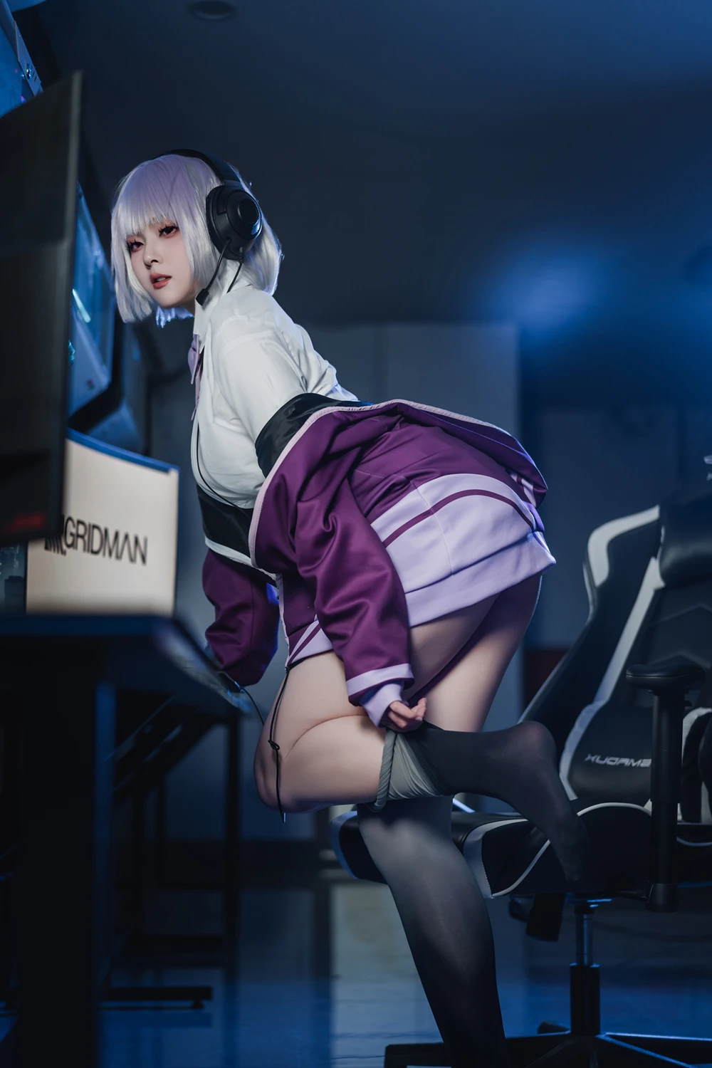 Cosplay Natsuko夏夏子 – GRIDMAN 新条茜 - P28