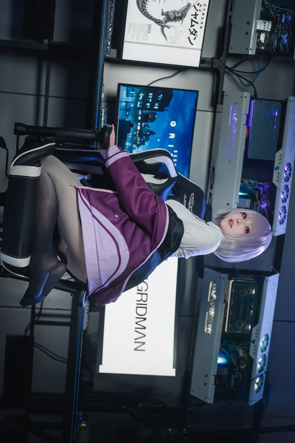 Cosplay Natsuko夏夏子 – GRIDMAN 新条茜 - P2