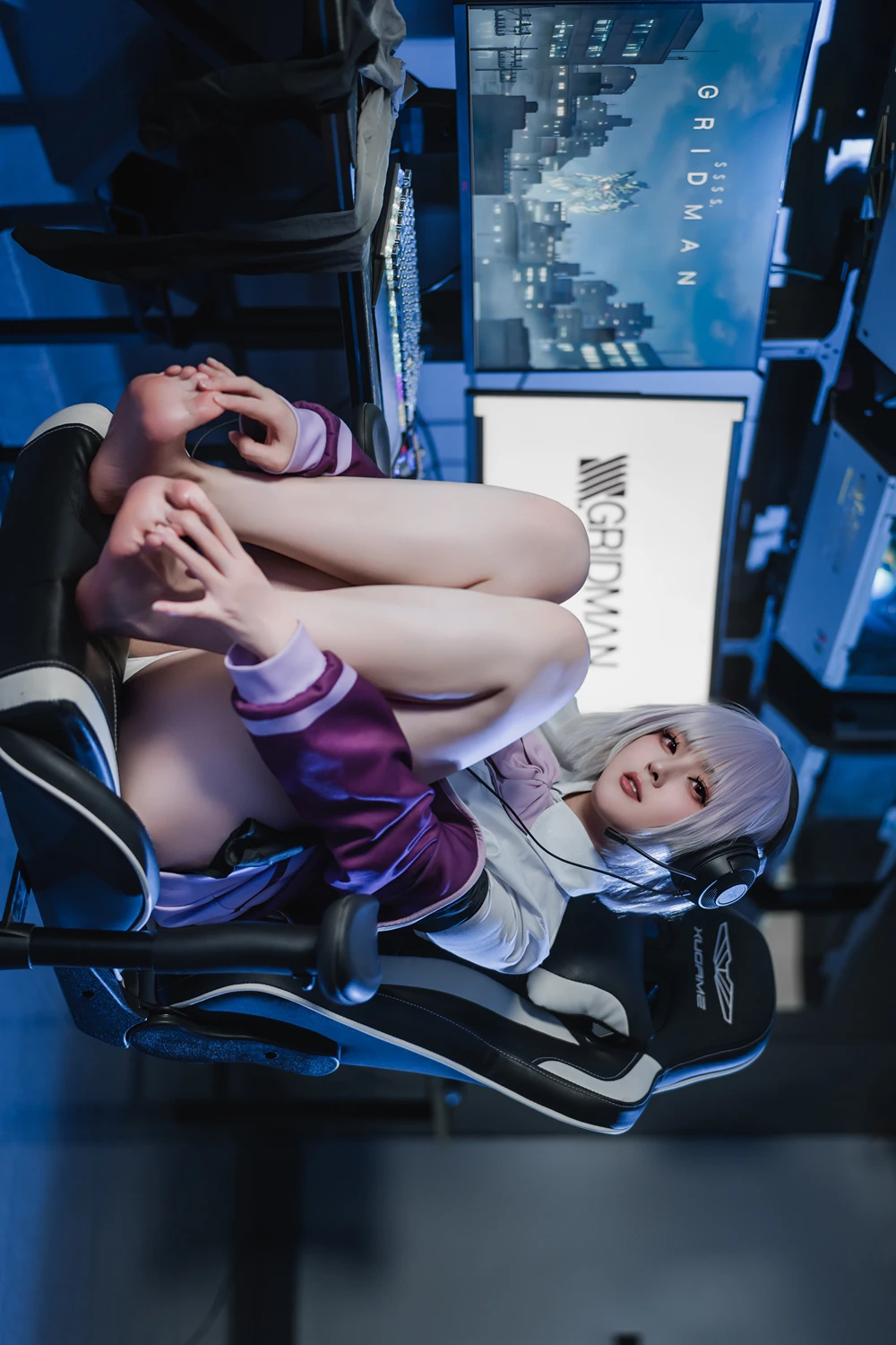 Cosplay Natsuko夏夏子 – GRIDMAN 新条茜 - P34